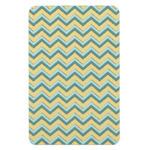 Ímã Topaz Glitter Chevron Pattern