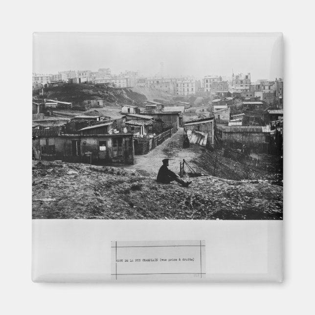 Imã Topo da Rue Champlain Paris, 1858-78 (Frente)