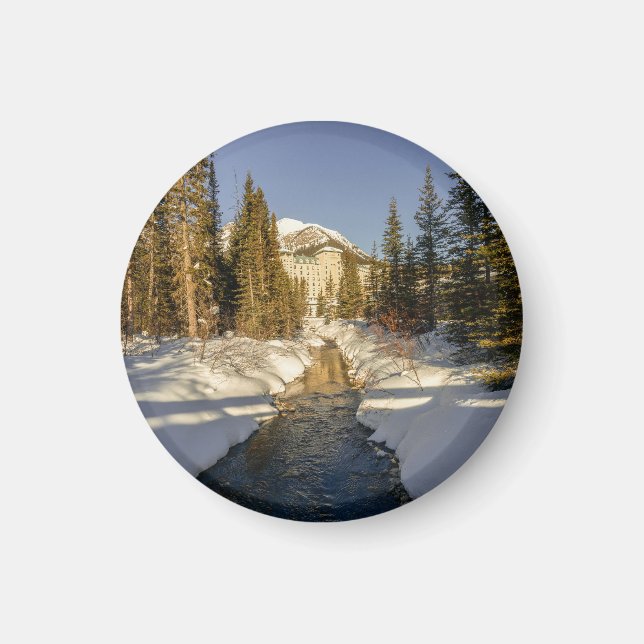 Imã Toque de inverno no lago Louise (Frente)