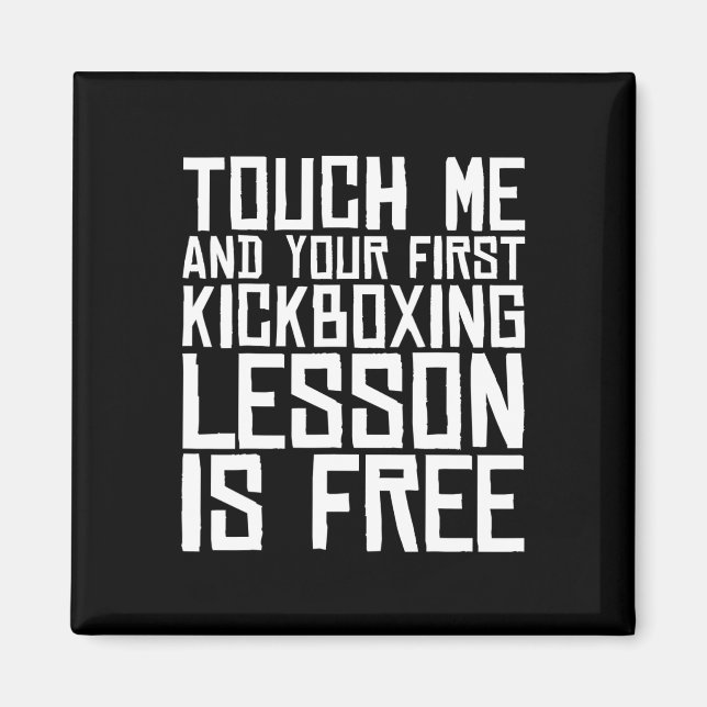 Imã Toque-me E Sua Primeira Aula De Kickboxing É Gráti (Frente)