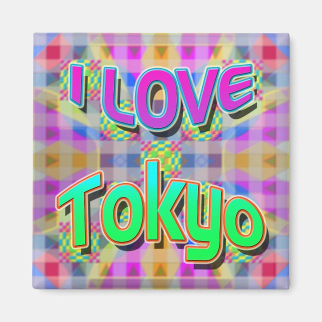 Imã Tóquio Festival 1 Magnet "I LOVE Tokyo" (Frente)