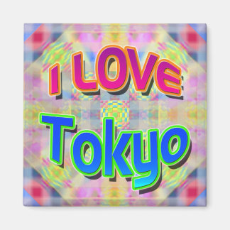 Imã Tóquio Festival 3 "I LOVE Tokyo" Magnet