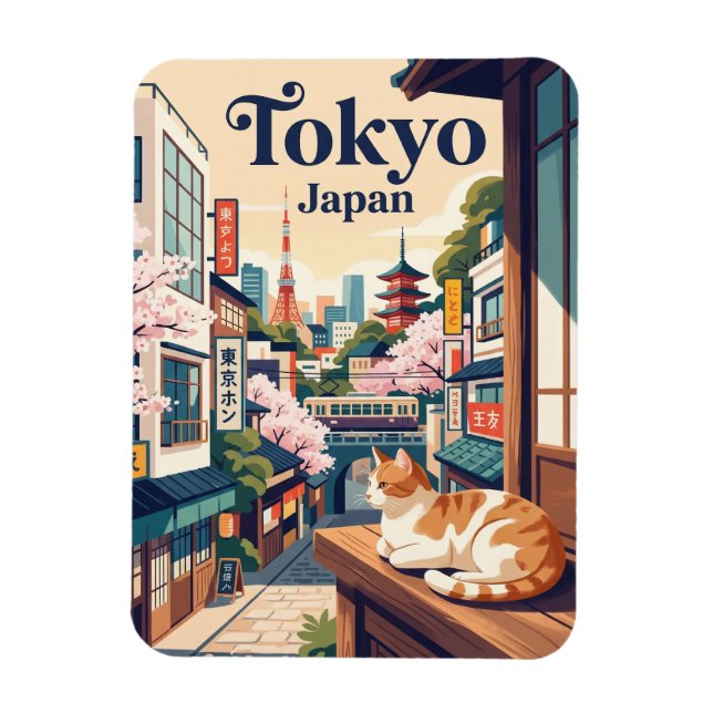Ímã Tóquio Japão (Vertical)