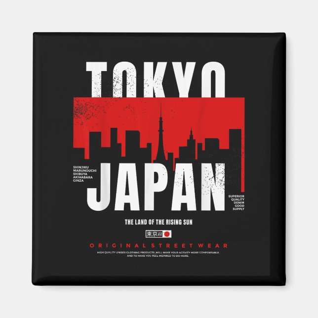 Imã Tóquio Japão A Terra Do Sol Nascente St Original (Frente)
