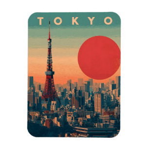 Ímã Tóquio Japão vintage