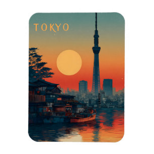 Ímã Tóquio Japão vintage