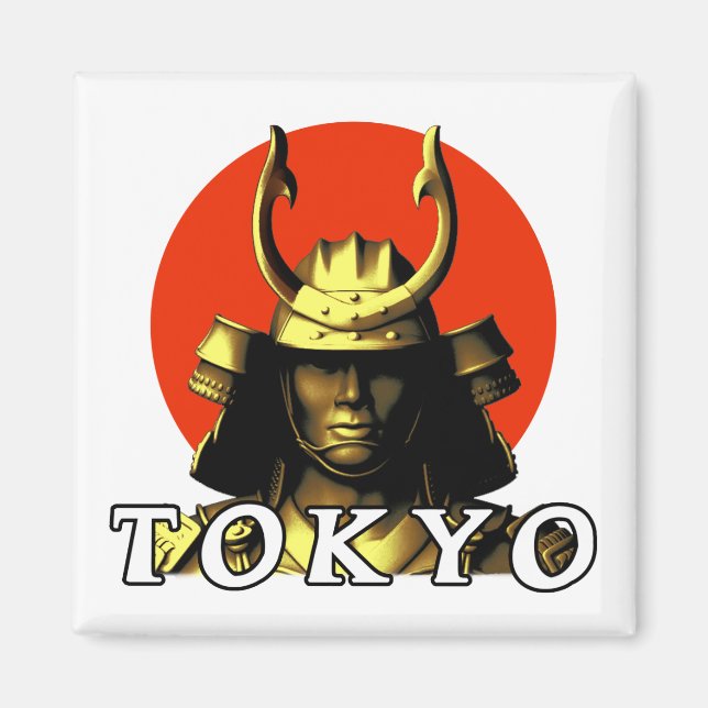 Imã Tóquio Samurai Japão (Frente)