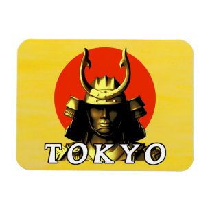 Ímã Tóquio Samurai Japão Premium Magnet