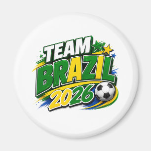 Imã TORCIDA BRASIL 2026 Fã Brasileiro Ma