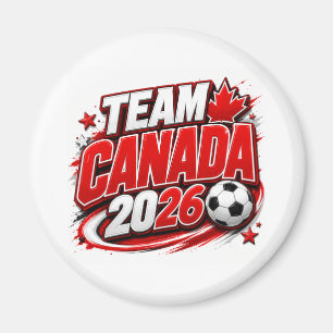 Imã TORCIDA CANADÁ 2026 Fã de Futebol Canadense