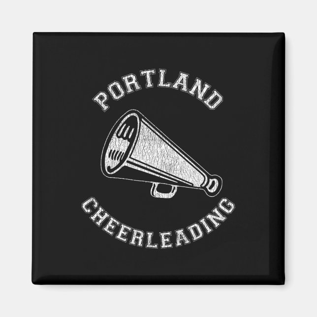 Imã Torcida de Portland Angustiado Retro 90's Lideranç (Frente)