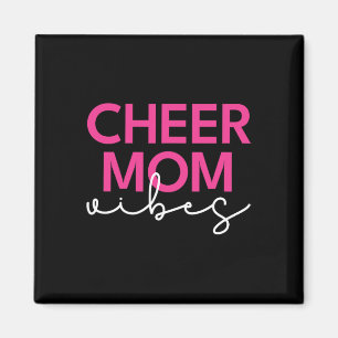 Imã Torcida Mãe Vibrações Rosa Cheerleading