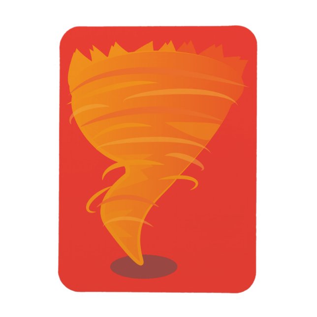 Ímã Tornado de Fogo (Vertical)