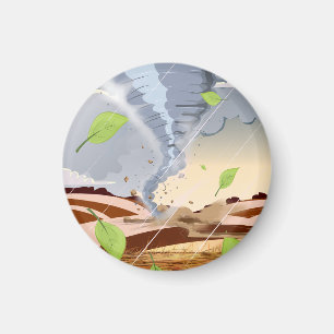 Imã Tornado do furacão