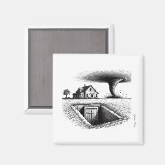 Imã Tornado House Cellar com Cruz