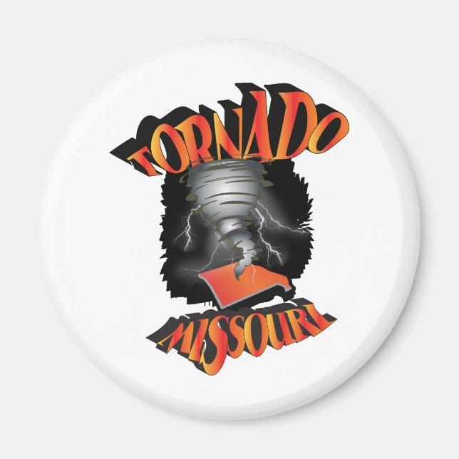 Imã Tornado Missouri (Frente)