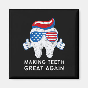 Imã Tornando os Dentes Ótimos Novamente 4 de Julho Amé