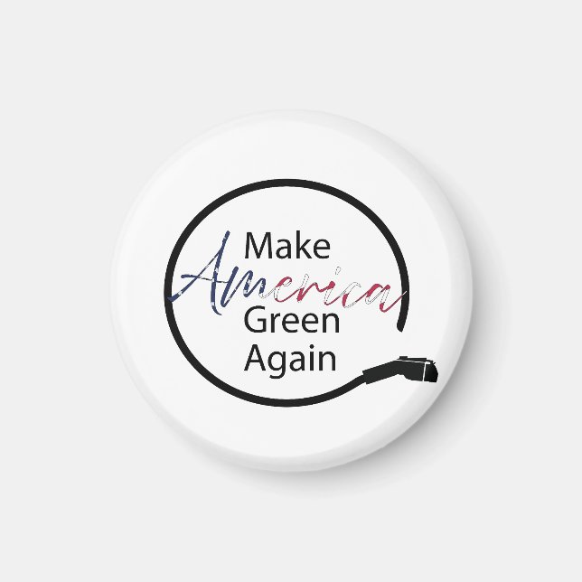 Imã Torne a América Verde novamente Carregador de Veíc (Frente)