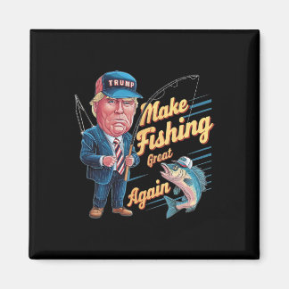 Imã Torne a Pesca Grande Novamente Trump Humor Pescado