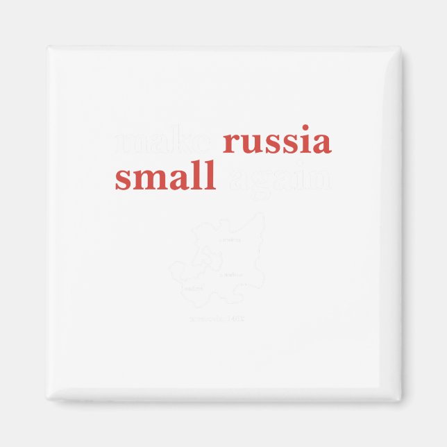 Imã Torne a Rússia pequena novamente (Frente)