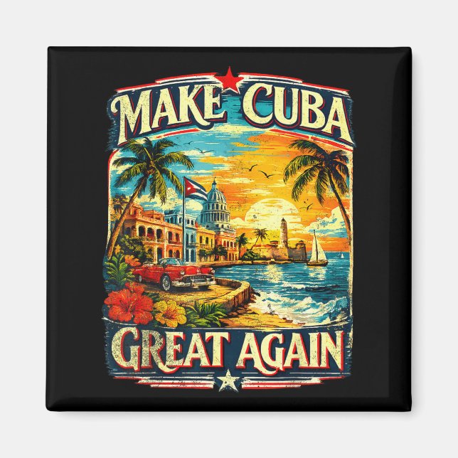 Imã Torne Cuba grande novamente  (Frente)