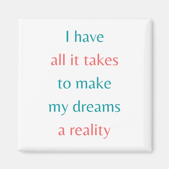 Imã Torne meus sonhos uma realidade (Frente)