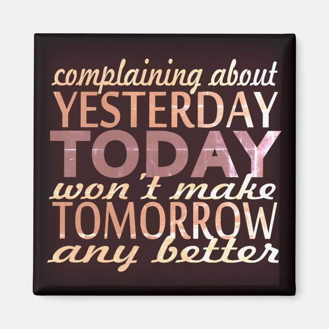 Imã Torne o amanhã melhor (Frente)