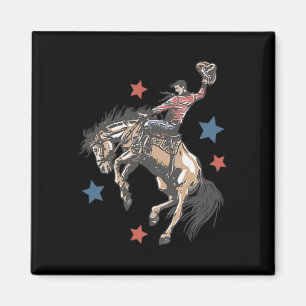 Imã Torne o cowboy ocidental americano novamente retrô