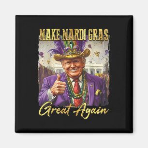 Imã Torne o Mardi Gras Grande Novamente Divertido Trum