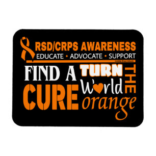 Ímã Torne o mundo laranja...RSD/CRPS