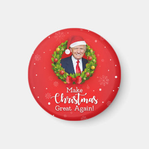 Imã Torne o Natal Grande Novamente Trump MAGA presente