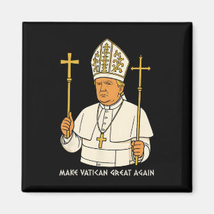 Imã Torne o Vaticano Grande Novamente Funny Papa Trump