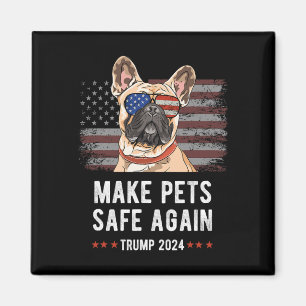 Imã Torne Os Animais Seguros Novamente Cachorro Francê