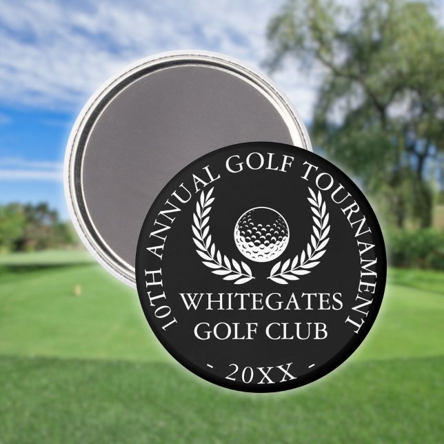 Imã Torneio de Clube de Golfe Personalizado (Golf Club Tournament Personalized Magnet)