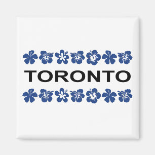 Imã Toronto Aloha Bandas Cor Azul-Claro