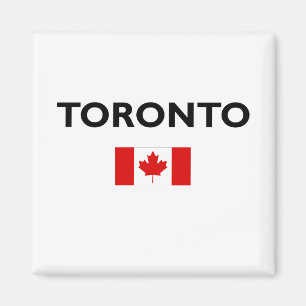 Imã Toronto Canadá Flag Light-Color