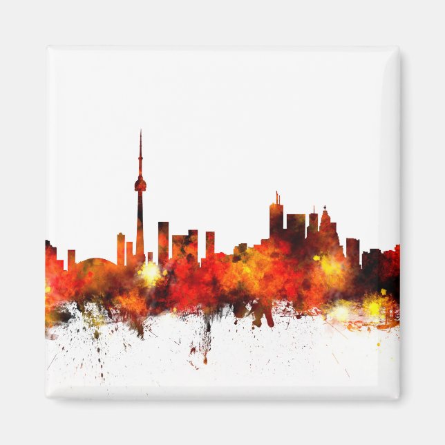 Imã Toronto Canada Skyline (Frente)