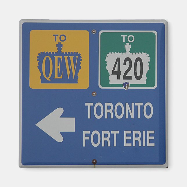Imã Toronto, Fort Erie Canada Road Sign (Frente)