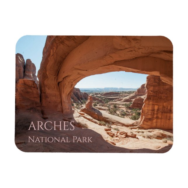 Ímã Torre Arch, Arches National Park, Cartão postal de (Horizontal)
