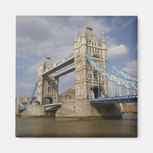 Imã Torre Bridge e Rio Tâmisa, Londres,