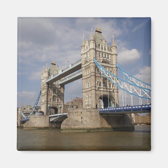 Imã Torre Bridge e Rio Tâmisa, Londres, (Frente)