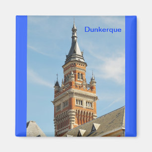 Imã torre da Câmara Municipal de Dunkerque