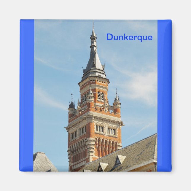 Imã torre da Câmara Municipal de Dunkerque (Frente)