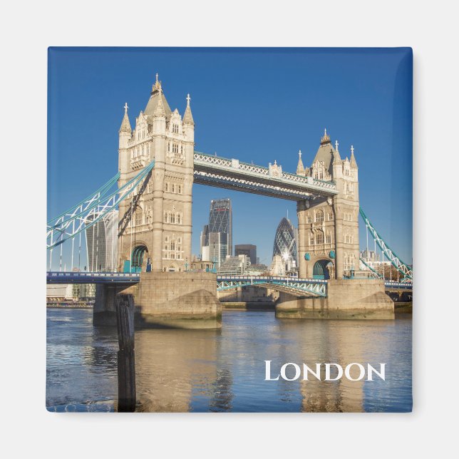 Imã Torre da Ponte Londres Geladeira (Frente)