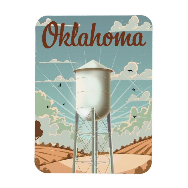 Ímã Torre de Água de Oklahoma (Vertical)