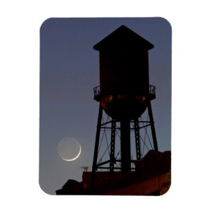 Ímã Torre de Água no Telhado Lua Crescente Nova Jers
