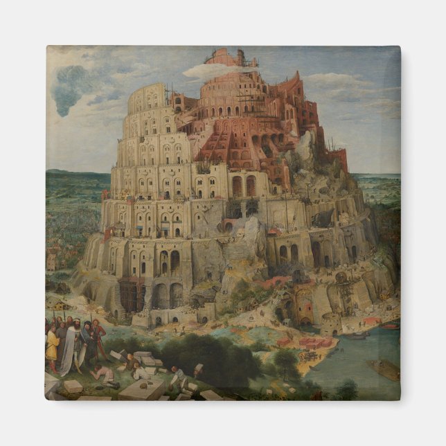 Imã Torre de Babel de Peter Bruegel, o Velho (Frente)