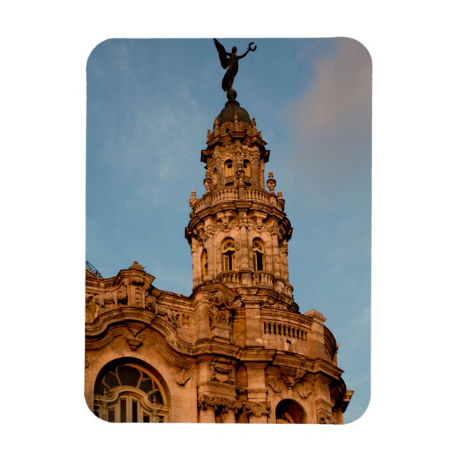 Ímã Torre de edifício antigo, Havana, Cuba (Vertical)