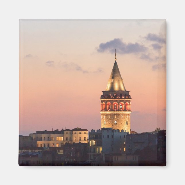 Imã Torre de Galata, Istambul (Frente)