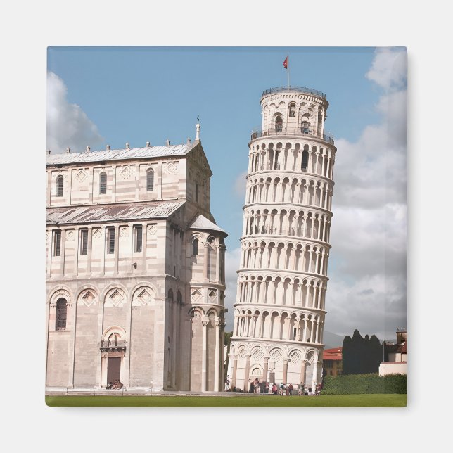 Imã Torre de Pisa Itália Europa Viagem (Frente)